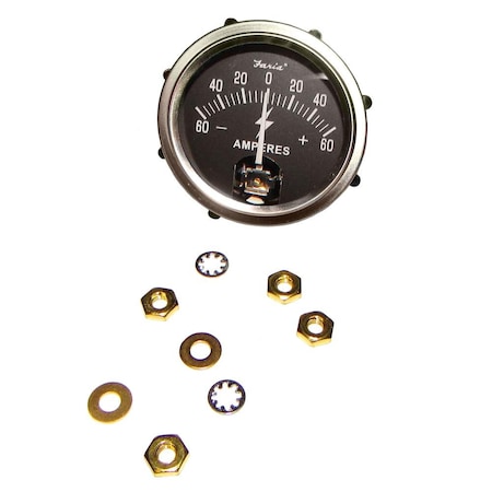 Aftermarket 60 Amp Gauge Black Face GAH30-0095